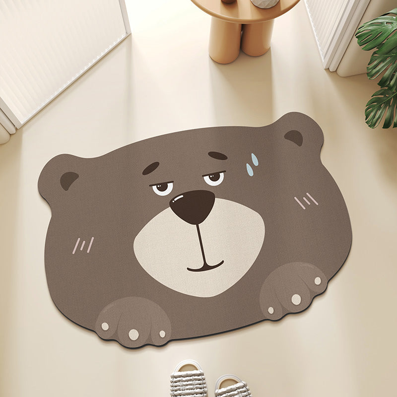 Cartoon-Themed Floor Mat
