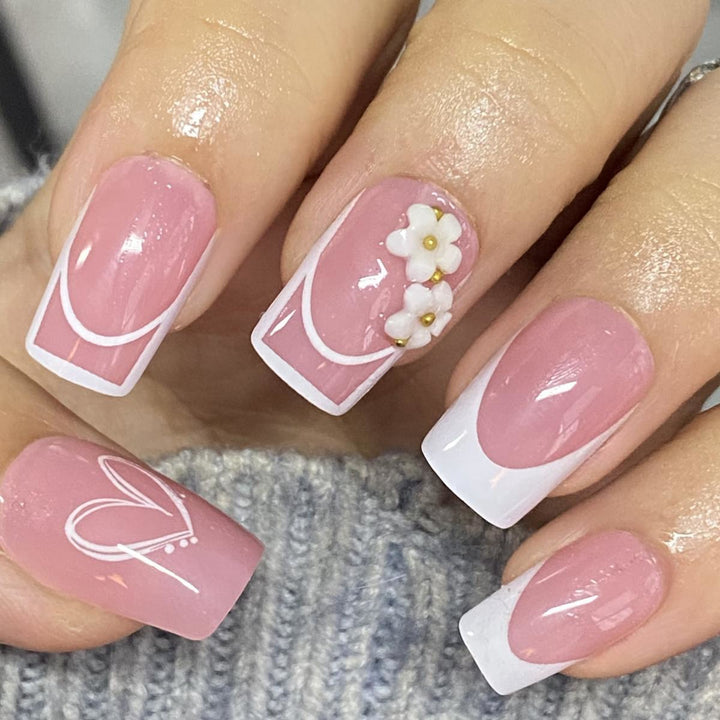 Decorative Press-On Nail Design Stornfield
