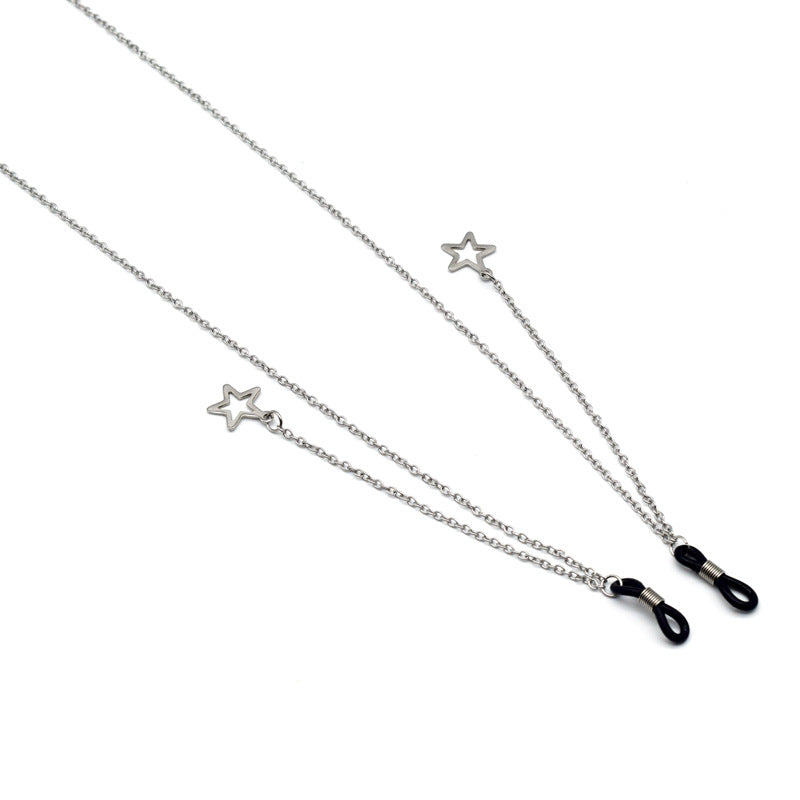Elegant Star-Accented Eyewear Chain Stornfield