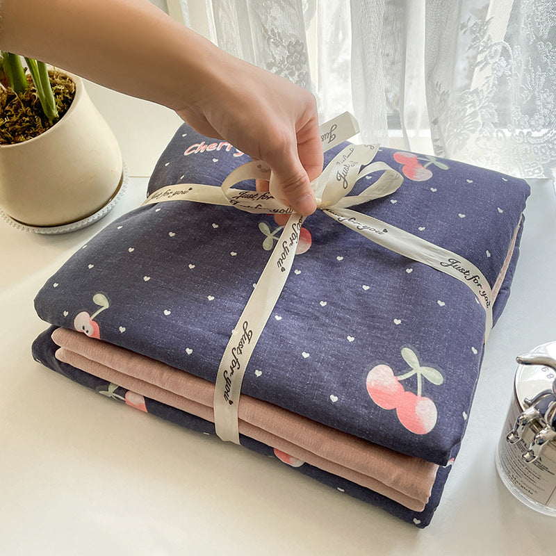 Decorative Floral Print Blanket
