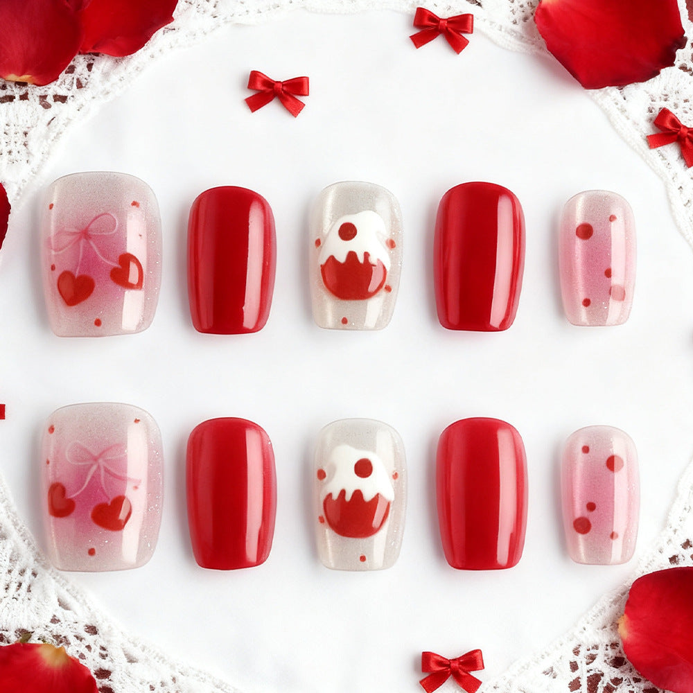Decorative Themed Press-On Nail Set Stornfield
