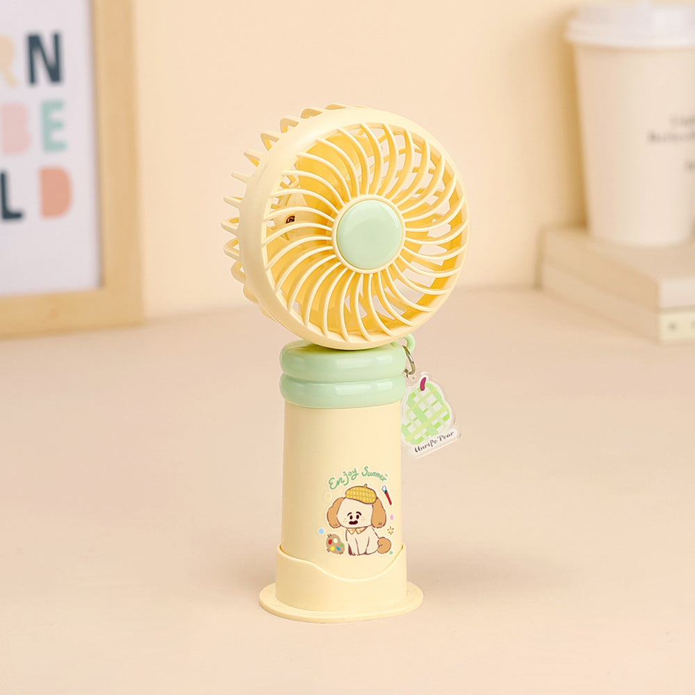 Adorable Cartoon-Themed Rechargeable Fan Stornfield