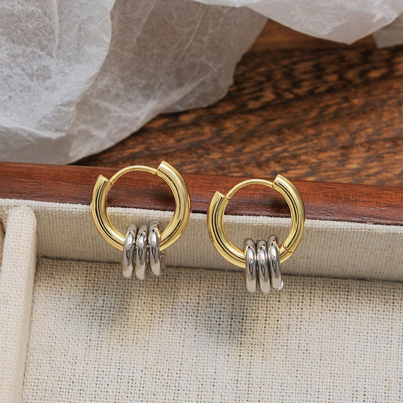 Modern Geometric Hoop Earrings Stornfield