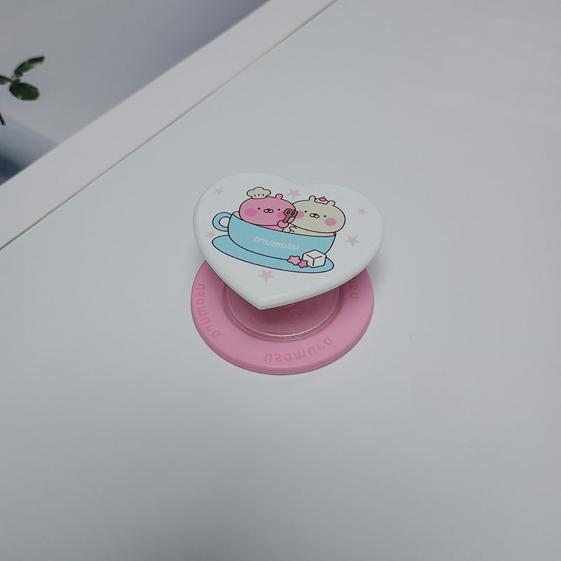 Heart-Shaped Character Phone Grip Stornfield