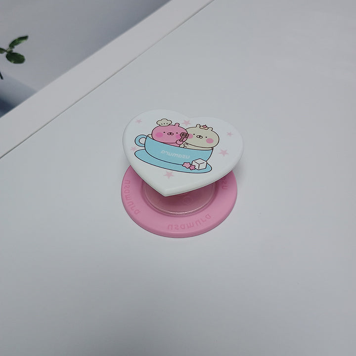 Heart-Shaped Character Phone Grip Stornfield