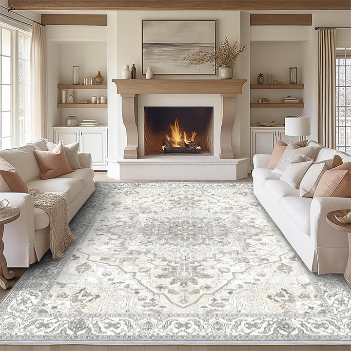 Floral Pattern Area Rug