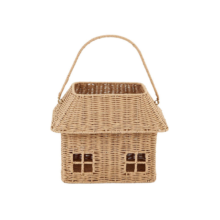 Playful storage basket in the shape of a house Stornfield