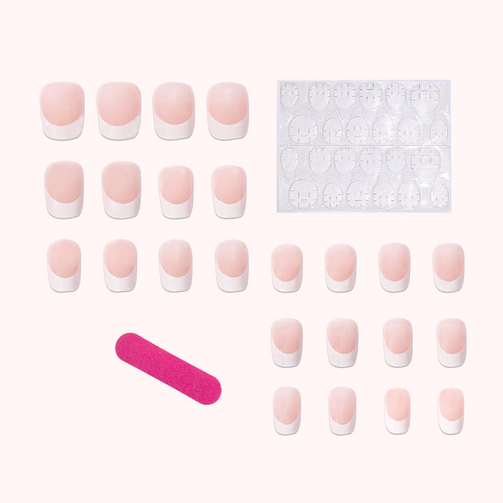 Artificial nails in elegant French style Stornfield