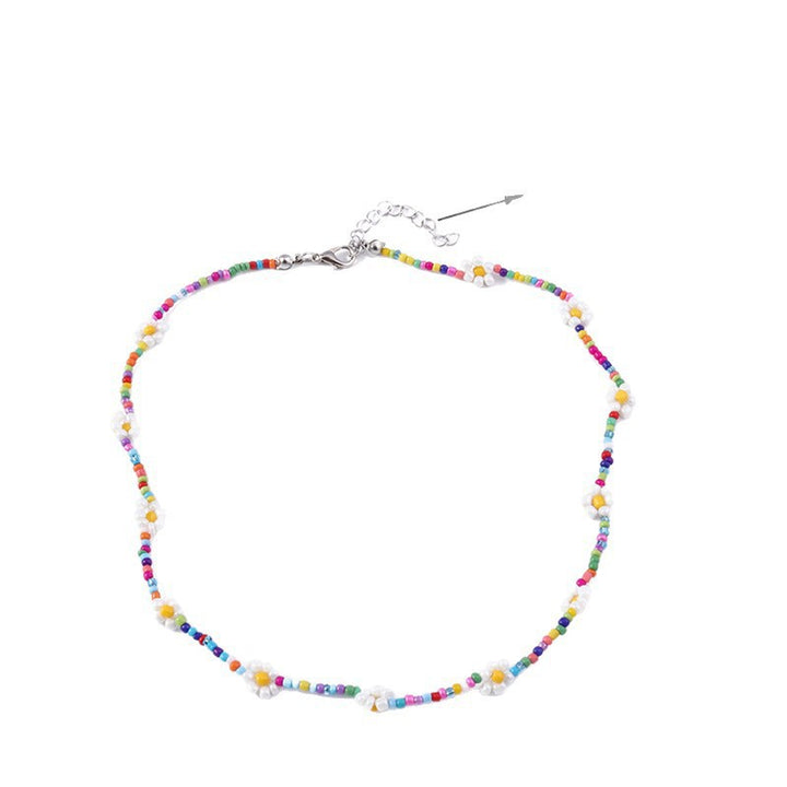 Colorful Floral Beaded Necklace Stornfield