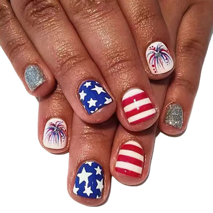 Patriotic Theme Nail Art Set