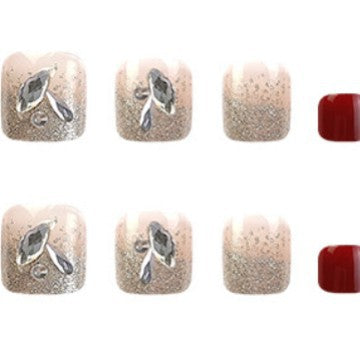 Nail art set with glamorous glitter accents Stornfield