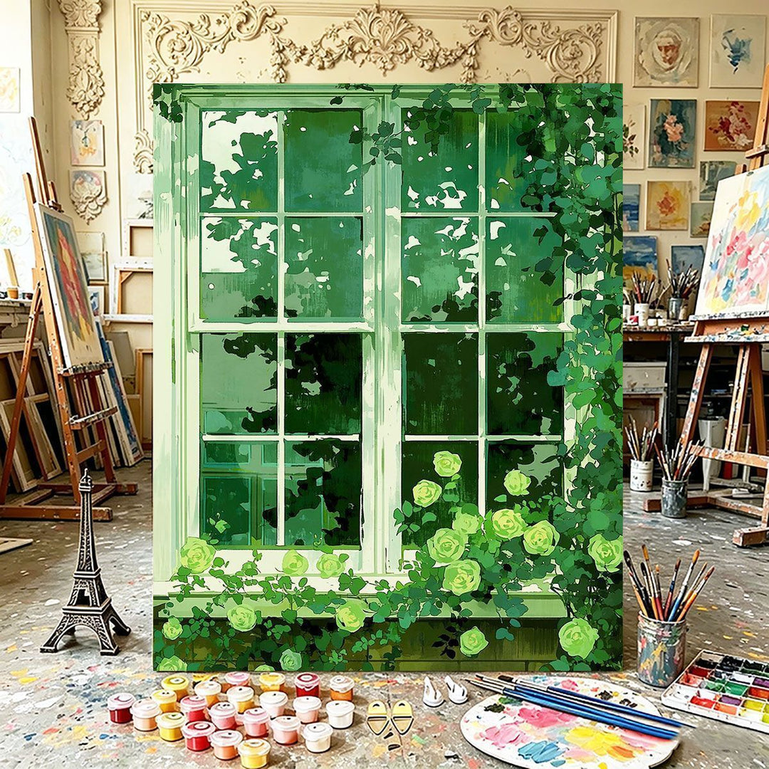 Botanical Window Canvas Art Stornfield