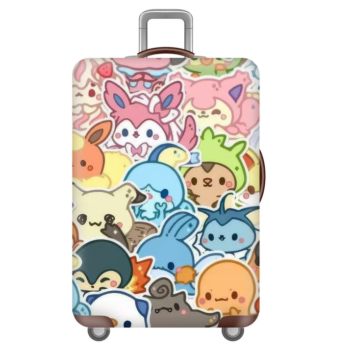 Unisex Hard Shell Suitcase with Creative Travel Motif Stornfield