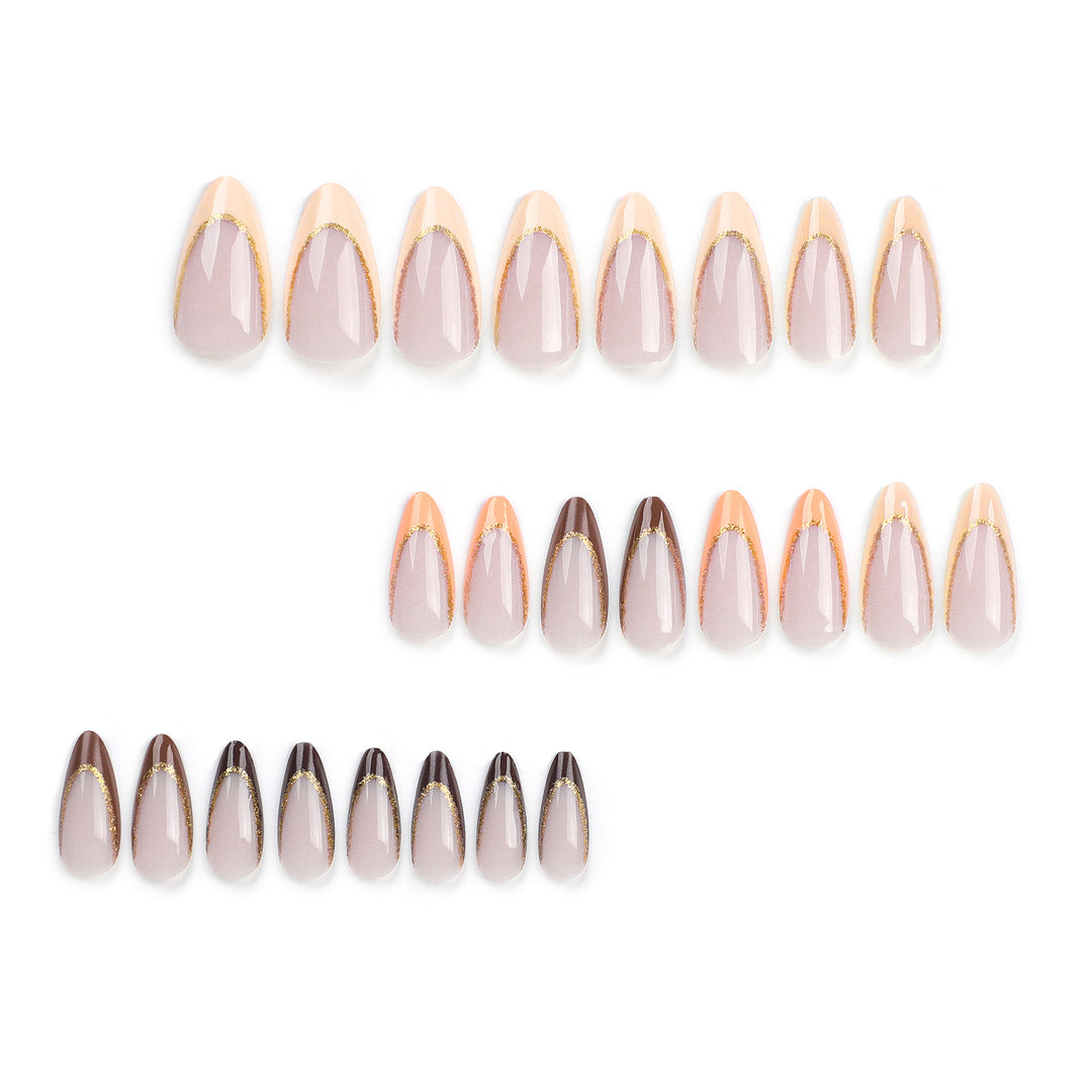 Artful Nail Extensions with Elegant Lace Design Stornfield