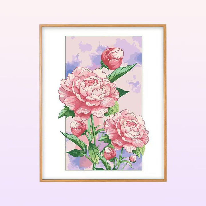 Floral Peony Illustration Wall Art Stornfield