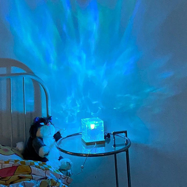 16-Color LED Water Wave Lamp. | Stornfield