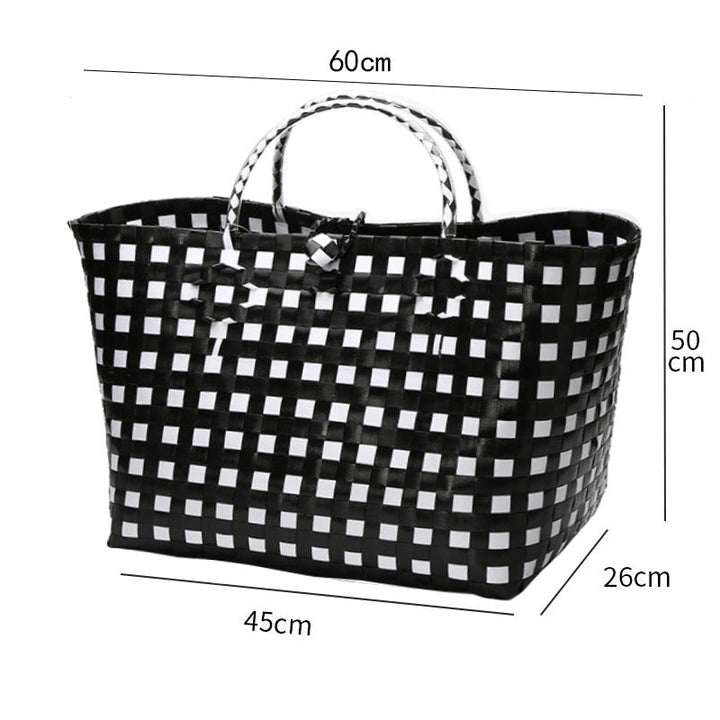 Large Capacity Woven Shopping Tote Stornfield