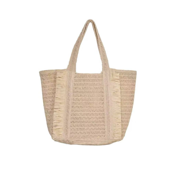 Woven Natural Material Beach Bag Stornfield