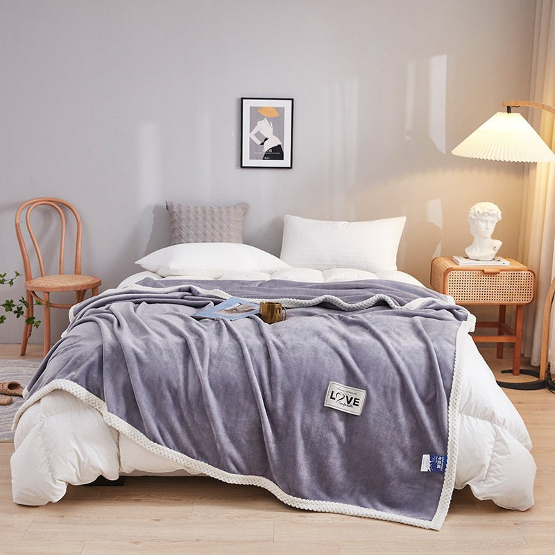 Women soft plush blanket with playful design Stornfield