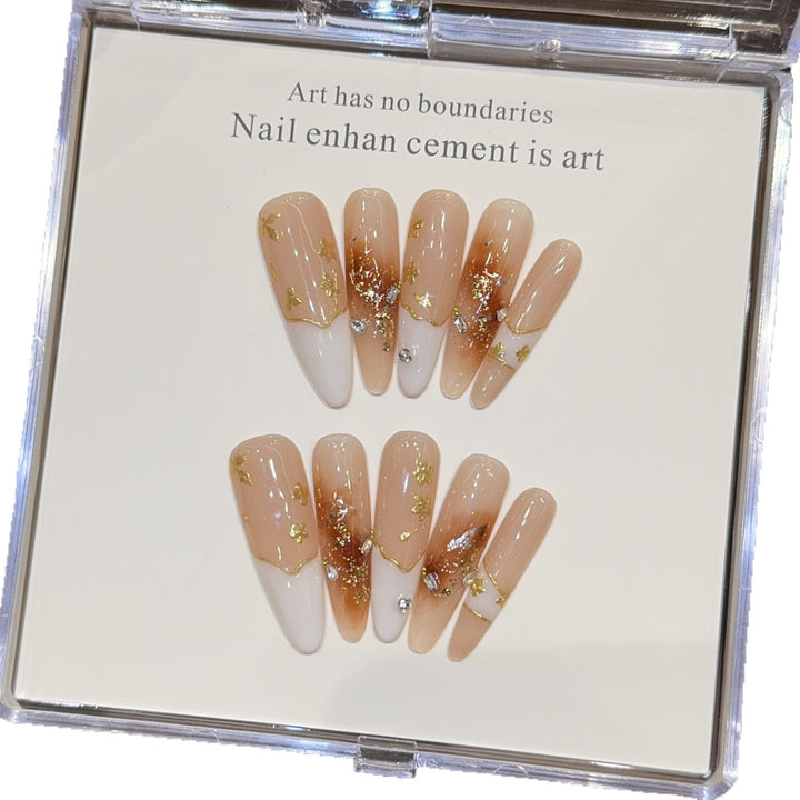 Artificial nails with noble accents Stornfield