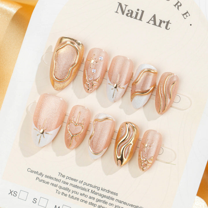 Decorative Acrylic Press-On Nail Set