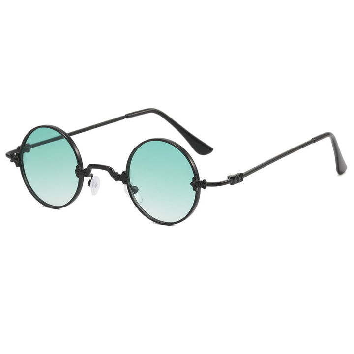 Ladies fashionable round glasses with high-quality metal frame and flexible temples Stornfield