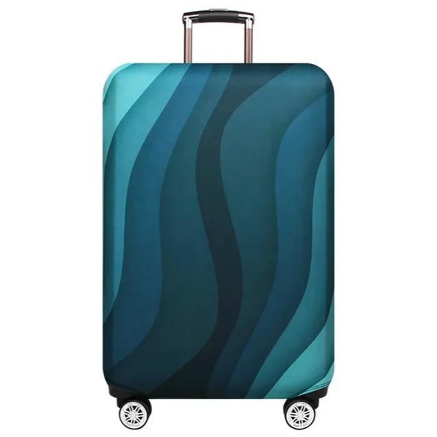 Unisex stretchable suitcase cover with cute alpaca design, elastic protective cover for hard-shell and fabric suitcases Stornfield