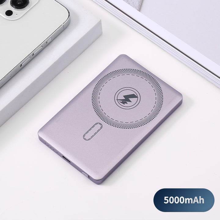 Portable power bank with inductive fast charging technology and 5000 mAh capacity Stornfield