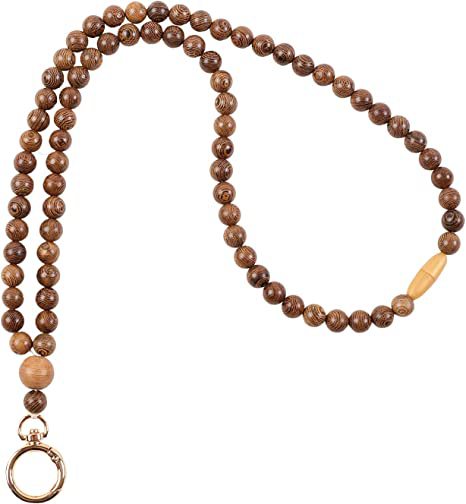 Elegant Wooden Beaded Eyewear Chain Stornfield
