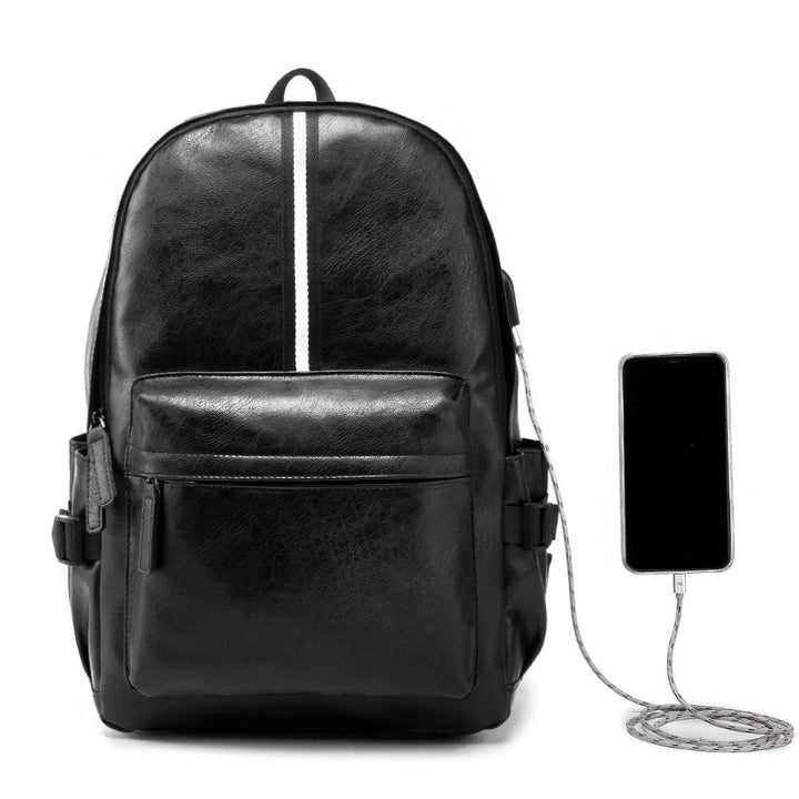 Stylish backpack with USB port Stornfield