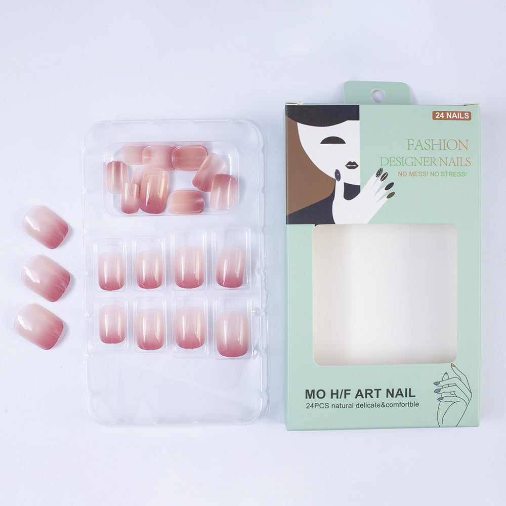 Elegant and high-gloss artificial nails with ombre effect Stornfield