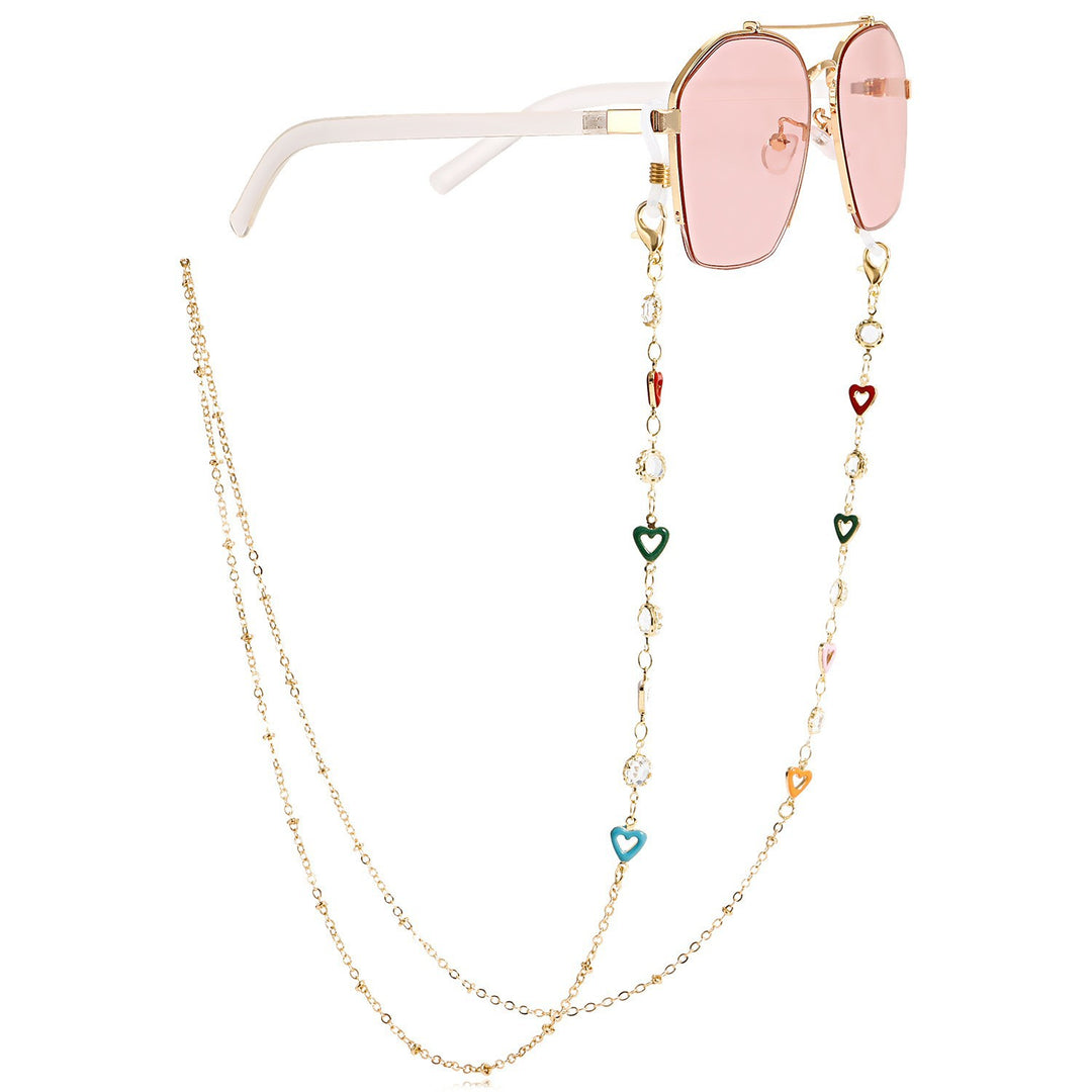 Decorative Heart Charm Eyewear Chain Stornfield