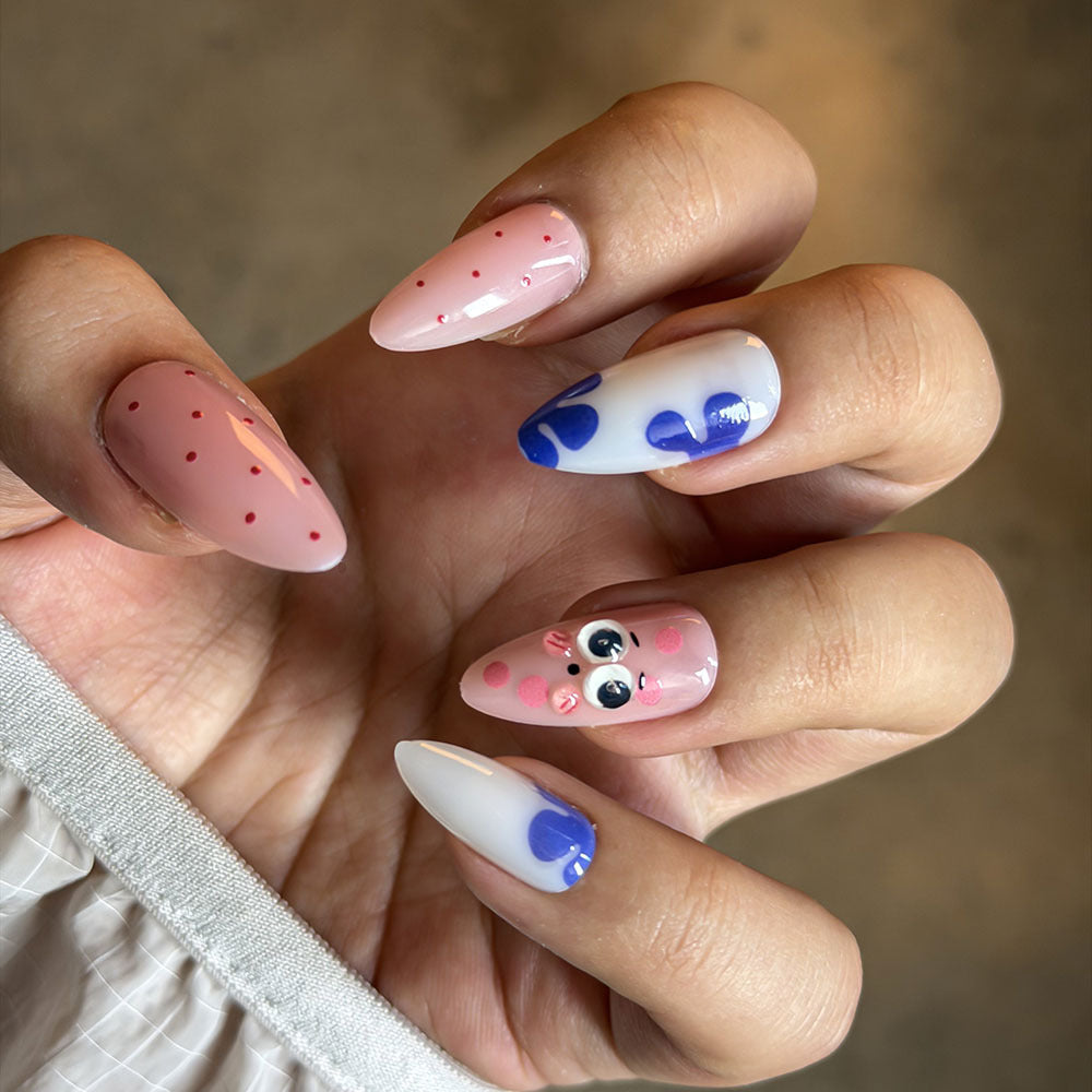 Whimsical Cartoon Press-On Nail Set Stornfield