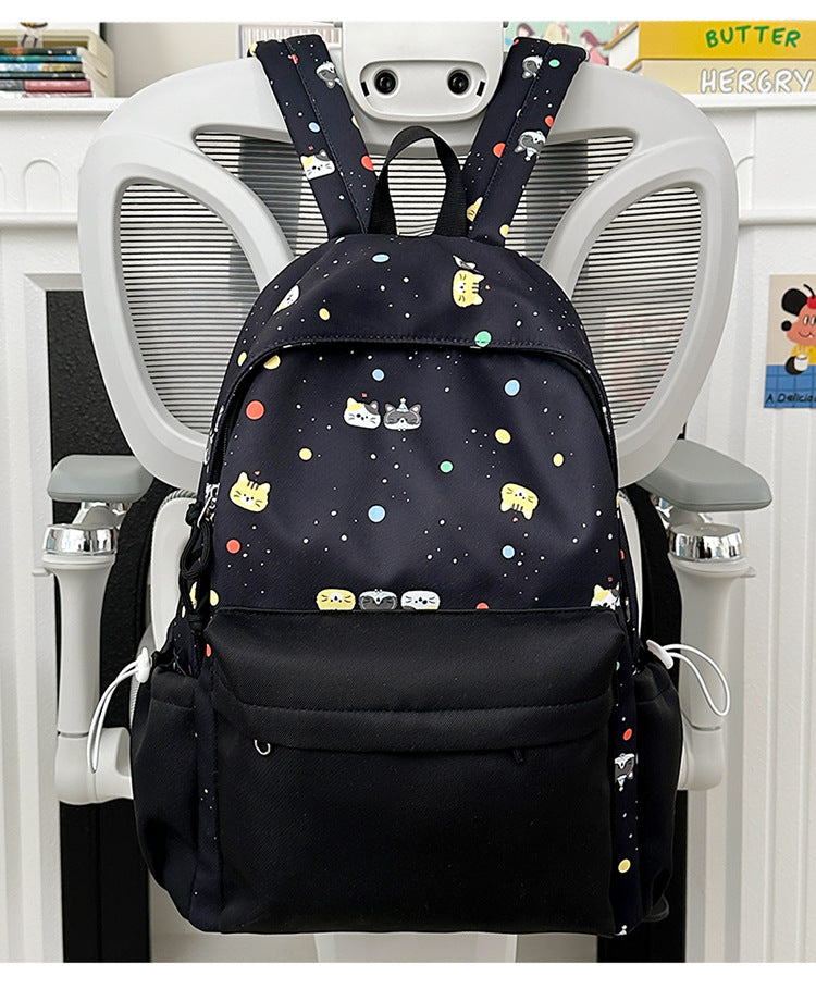 Backpack with Cute Cartoon Design and Practical Compartments Stornfield