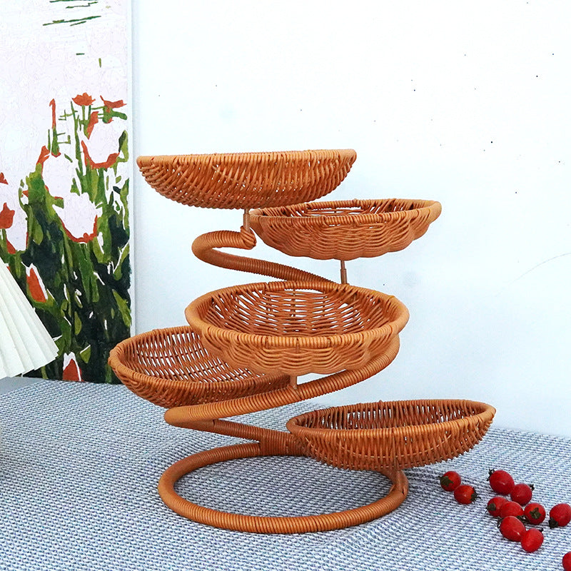 Multi-Tiered Wicker Storage Stornfield