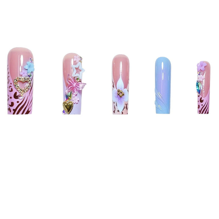 Decorative Long Nail Art Enhancements Stornfield