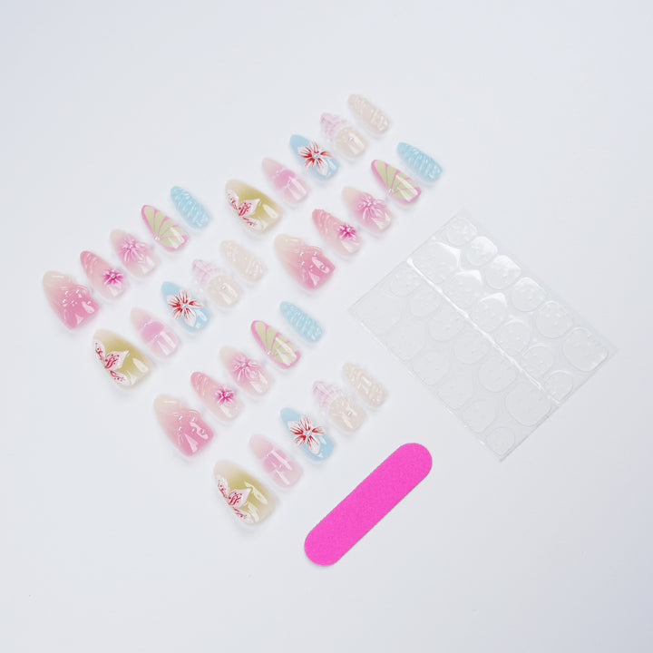 Artificial Flowers Nail Set Stornfield