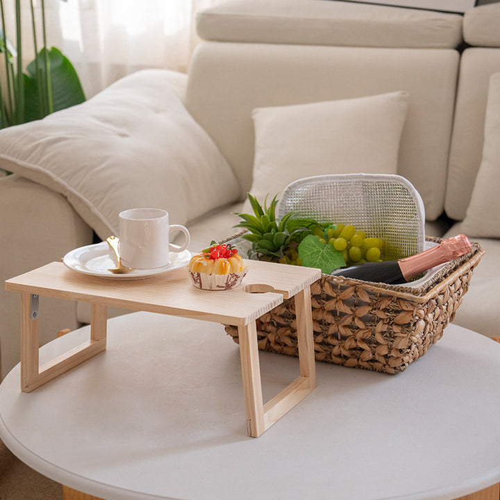 Decorative storage basket with removable cloth lid