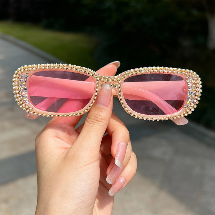 Rhinestone-Embellished Fashion Sunglasses Stornfield