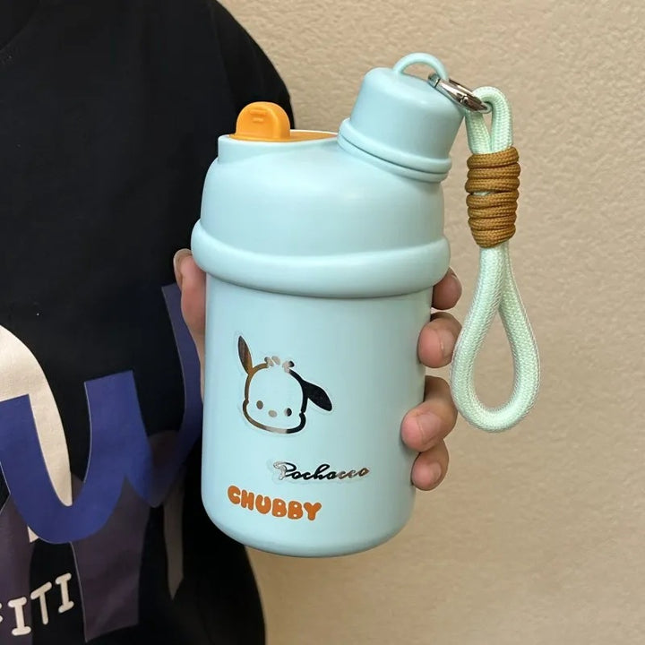 Women's insulated drinking bottle with innovative closure system and cute animal design Stornfield