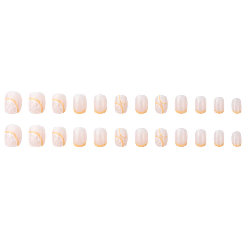 Colorful Citrus-Themed Nail Art Extensions Stornfield