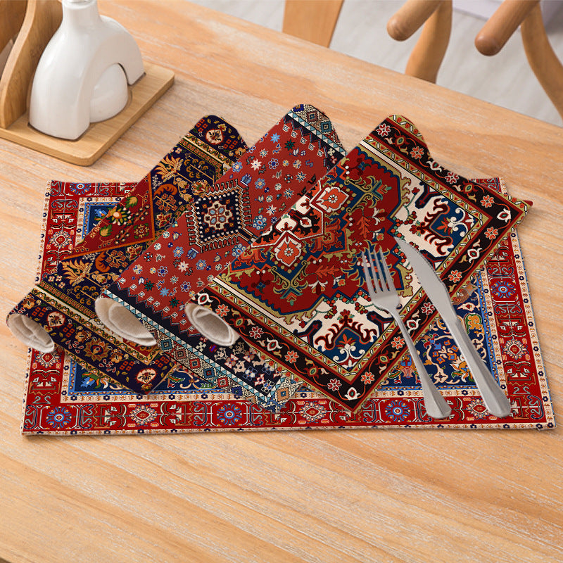 Handwoven-Inspired Oriental Medallion Area Rug