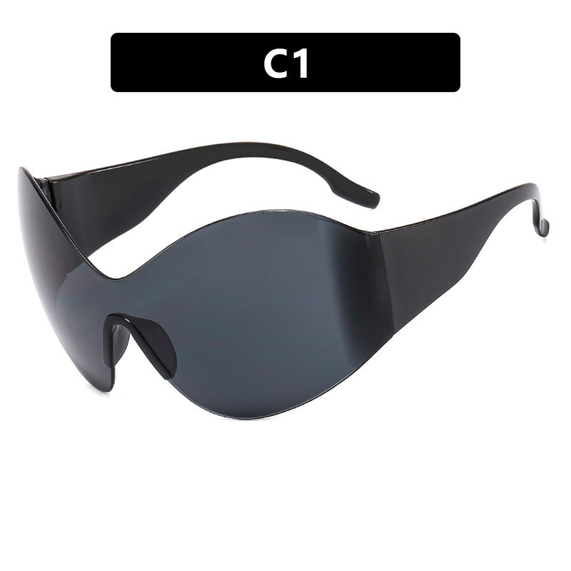 Women's visor-style sunglasses with innovative protection design Stornfield