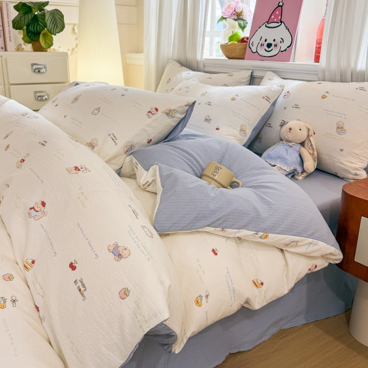 Cartoon-Themed Bedding Set