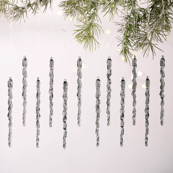 Decorative Christmas lights string with icicle design Stornfield