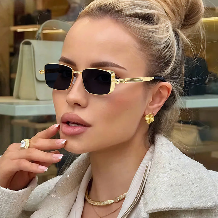 Men's Retro-Inspired Metal Frame Sunglasses Stornfield