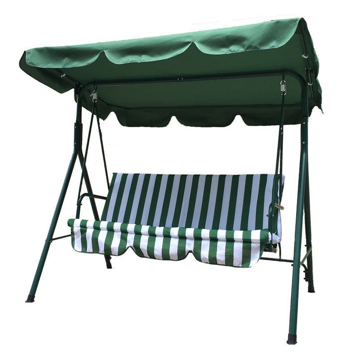 Roomy outdoor canopy swing bench with adjustable canopy Stornfield