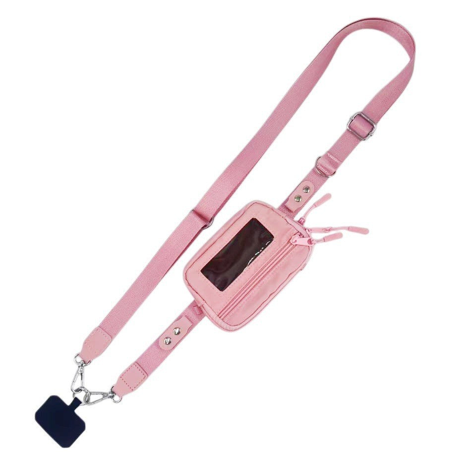 Compact shoulder bag with transparent card pocket Stornfield