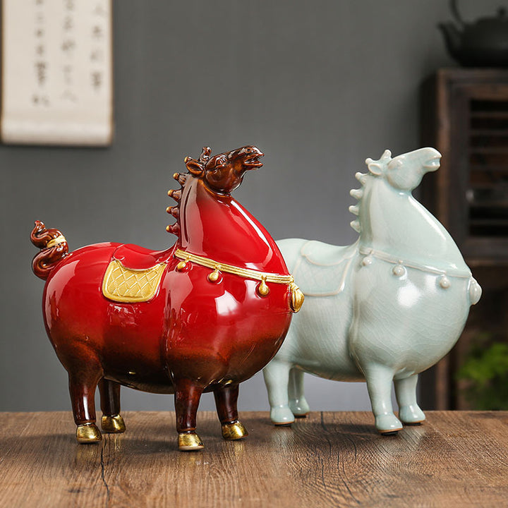 Decorative ceramic horse Stornfield