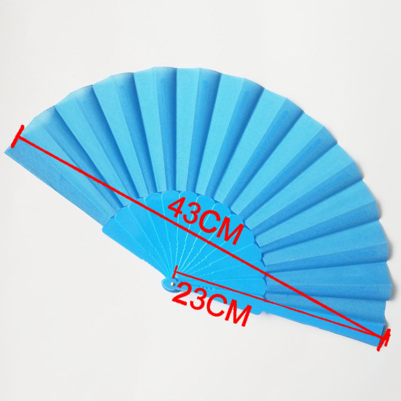 Ladies elegant hand fan made of high-quality paper and natural materials Stornfield